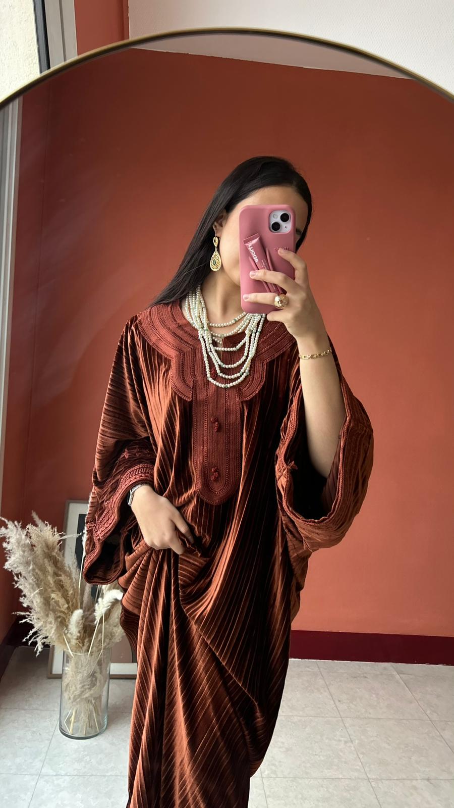 Caftan Mekhzani - Terracotta